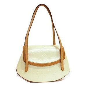 Louis Vuitton Biscayne Bay Vernis Patent Yellow Ivory White Bag
